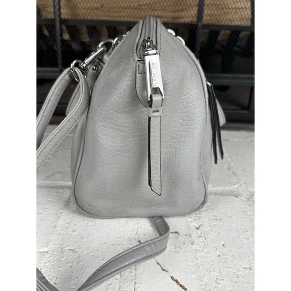 JUICY‎ COUTURE Satchel Style Handbag Purse Light Grey - Picture 3 of 6